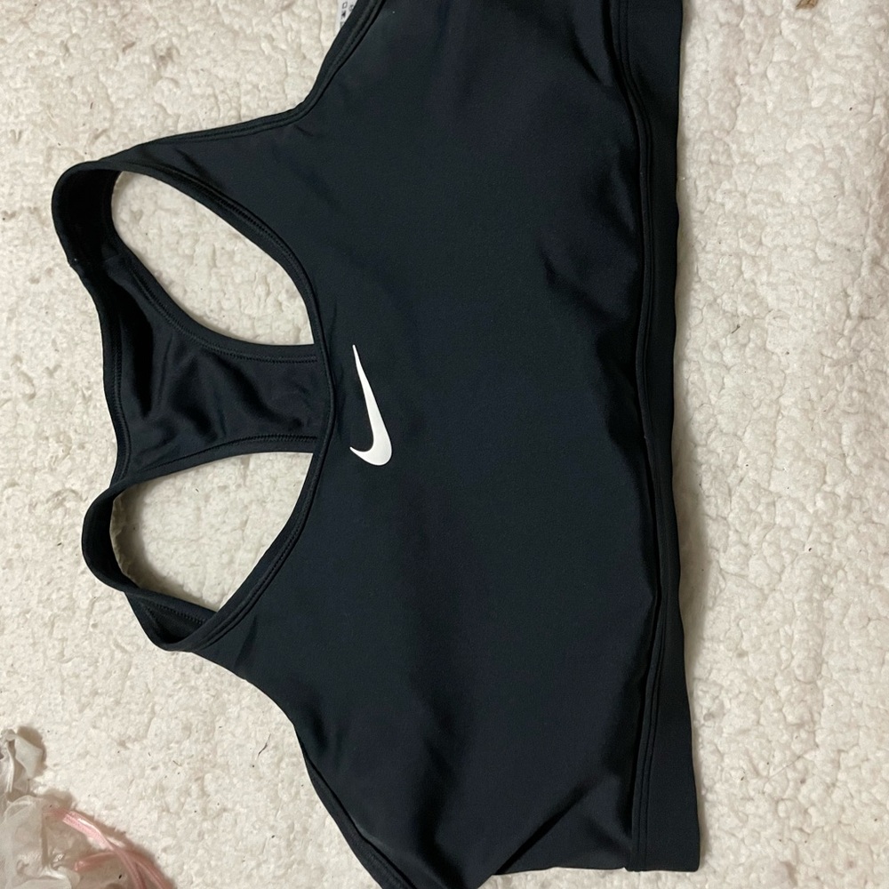 Nike Black Sports Bra Racerback Design